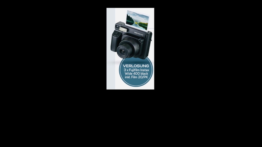 3x Sofortbildkamera FujiFilm INSTAX inkluisve Film (Gesamtwert ca. 450 &euro;uro)