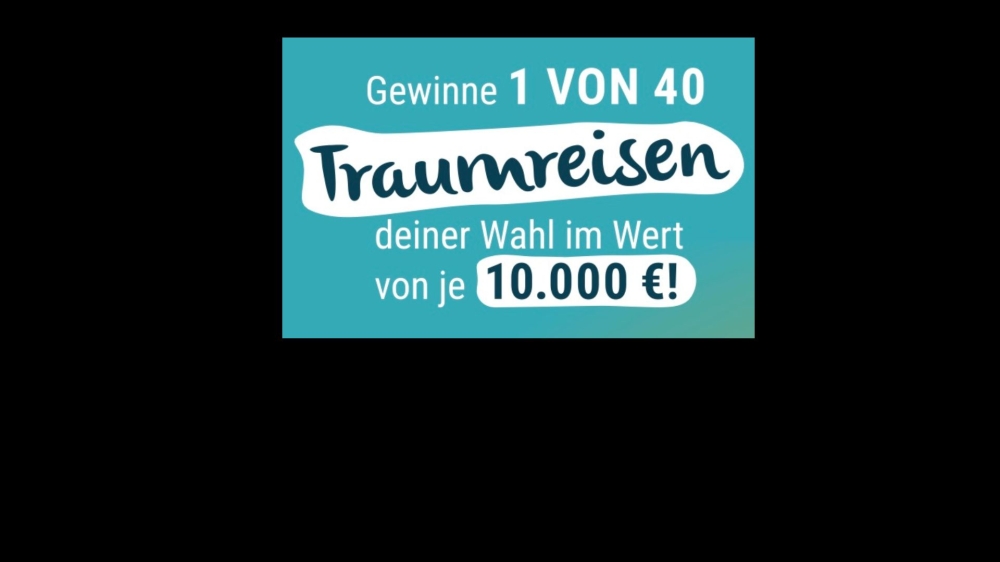 40 Traumreisen Ihrer Wahl im Wert von je 10.000 &euro;uro