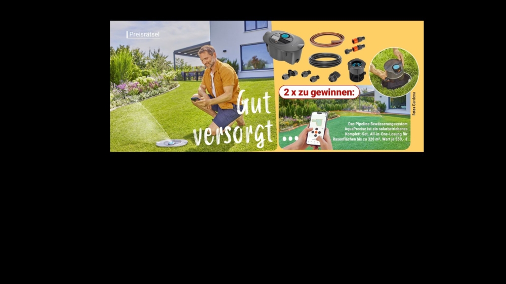 2x Solar-Bewässerungssystem von GARDENA