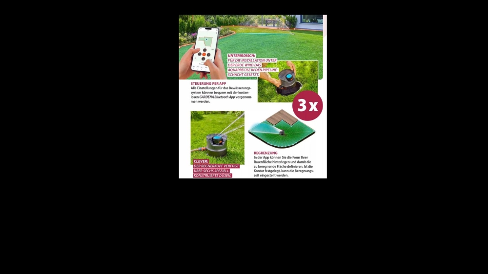 3x Solar-Bewässerungssystem von GARDENA