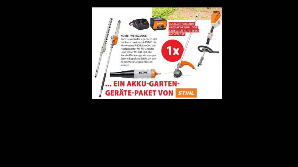 Kombi-Akku Gartengeräte-Paket von STIHL