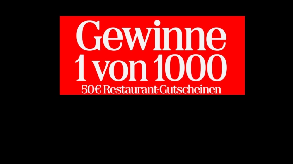 1.000 Restaurant-Gutscheine