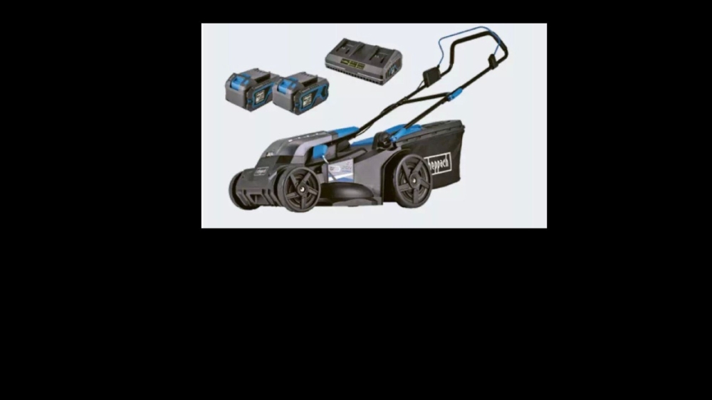 2x Akku-Rasenmäher mit Mulcheinsatz von SCHEPPACH