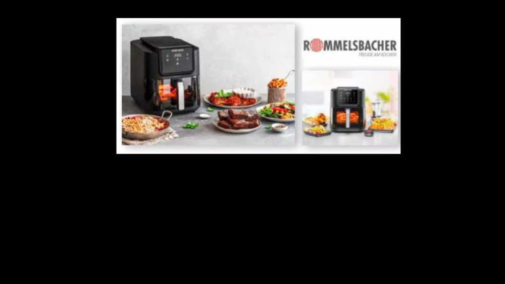 7 Airfryer mit beleuchtetem Sichtfenster von ROMMELSBACHER