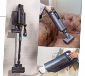 BS5-von-HOOGO--kabelloser-Stiel-Staubbeutelsauger-mit-staubreier-Entleerung