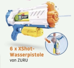 6x-XShot-Wasserpistolen-Wendebcher-Malen-nach-Zahlen