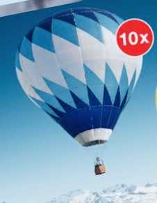 Bild 1 von 10 Fahrten mit dem Heißluftballon
