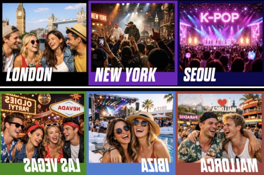 Bild 1 von London ° Ibiza ° Seoul ° London ° New York ° Las Vegas ° Mallorca