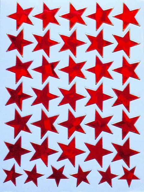 Bild 1 von Rote Sterne mit Goldrand