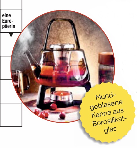 Bild 1 von 6x Teekanne CHAVELLE mit Stövchen von GEFU (Gesamtwert: 570 &euro;uro)