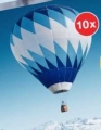 10 Fahrten mit dem Heißluftballon