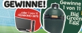 11x Samsung TV 85 Zoll + Soundbar und 11x Big Green Egg Grills