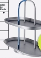 3x handgefertigte Edelstahl-Etageren in Präsent-Box (Wert: je 190 €uro)